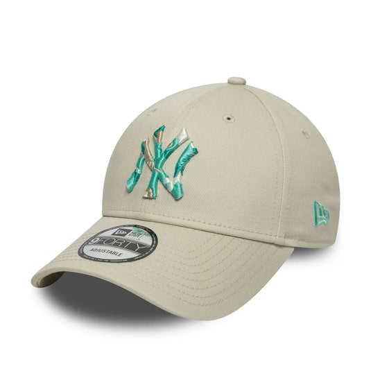 Gorra New Era New York Yankees Seasonal Infill 9FORTY Crema